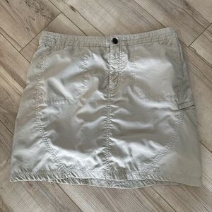 Columbia Titanium Womens Skort Skirt Omni Dry Khaki Size 8
